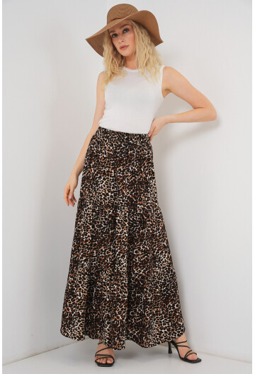 1898 Desenli Uzun Etek