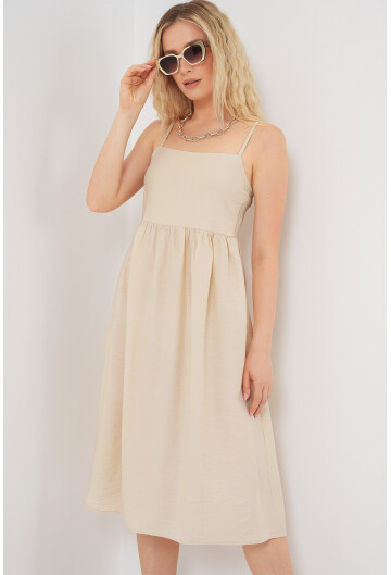 Kadın Askılı Ayrobin Elbise 2565