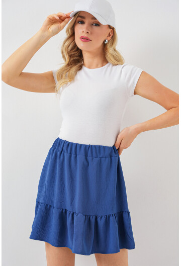 Kadın Ayrobin Mini Etek 8054