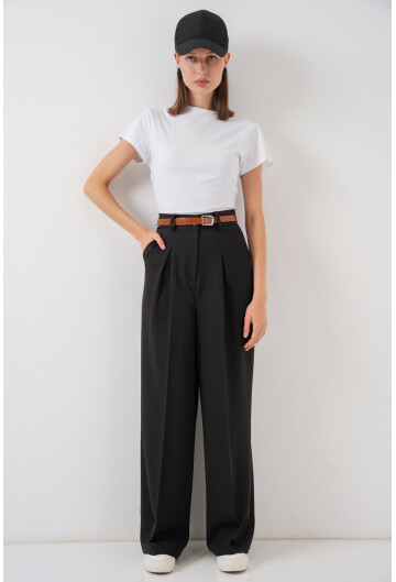 Kadın Yüksek Bel Palazzo Pantolon 30051