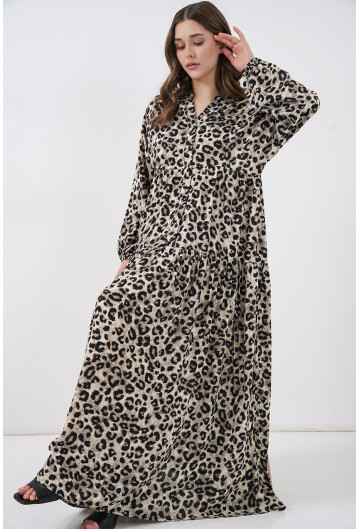 2423 Authentic Patterned Dress