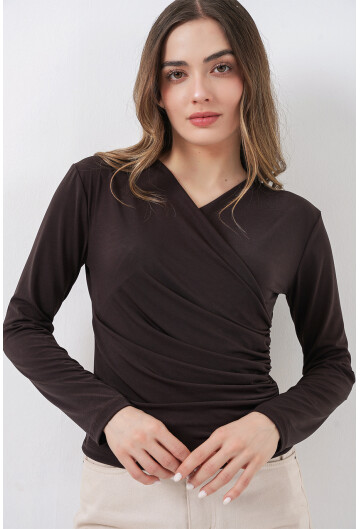 939 Anvelop Yaka Sandy Bluz