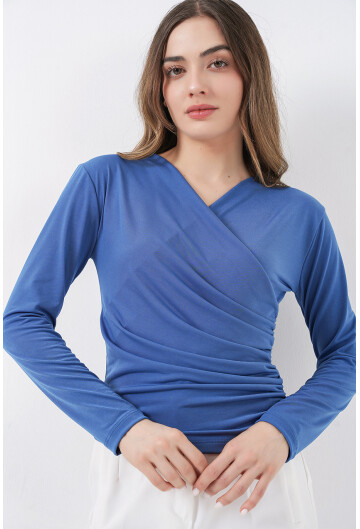 939 Anvelop Yaka Sandy Bluz