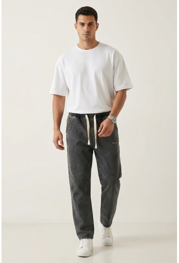 Erkek Rahat Kesim Baggy Jean Pantolon 30073