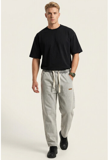 Erkek Rahat Kesim Baggy Jean Pantolon 30073