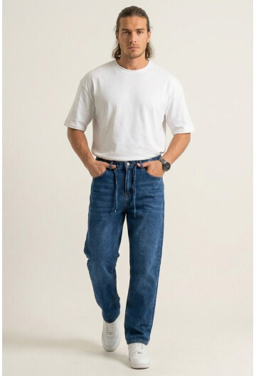 Erkek Rahat Kesim Baggy Jean Pantolon 30075