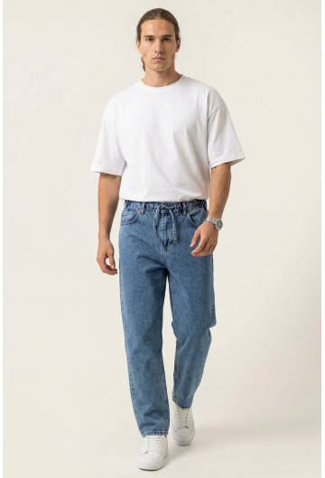 Erkek Rahat Kesim Baggy Jean Pantolon 30075