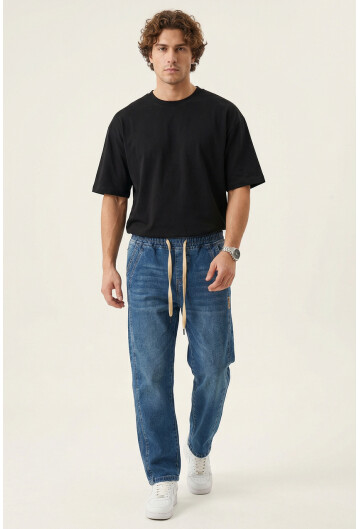 Erkek Rahat Kesim Baggy Jean Pantolon 30076