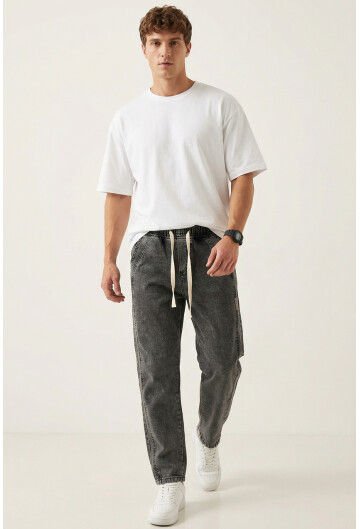 Erkek Rahat Kesim Baggy Jean Pantolon 30076