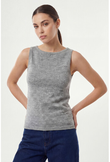 Kadın Askılı Örme Atlet 15935