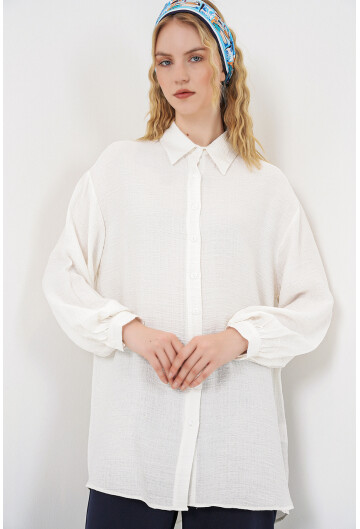 Kadın Dokulu Oversize Tunik 5989