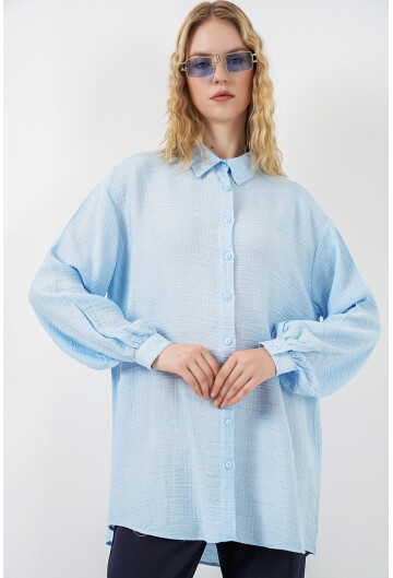 Kadın Dokulu Oversize Tunik 5989