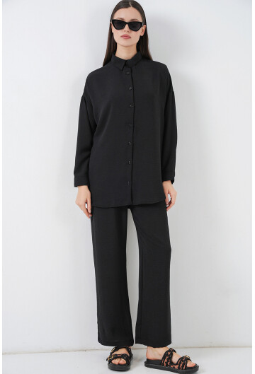 Kadın Gömlek Pantolon İkili Takım 30063