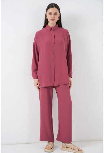 Kadın Gömlek Pantolon İkili Takım 30063