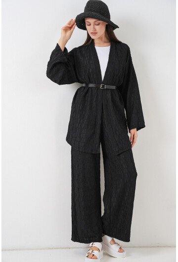 Kadın Kimono Pantolon İkili Takım 30078