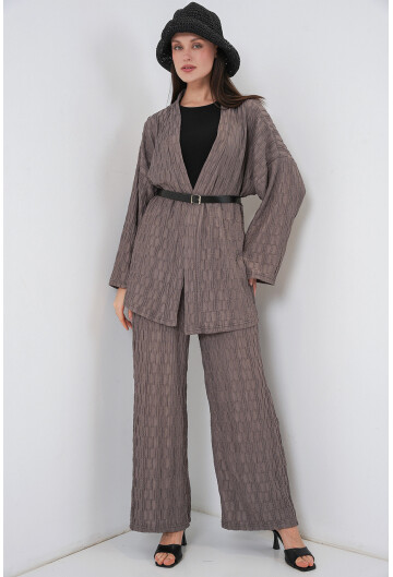 Kadın Kimono Pantolon İkili Takım 30078
