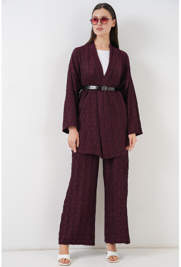 Kadın Kimono Pantolon İkili Takım 30078