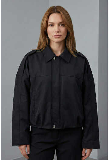 Kadın Oversize Kısa Ceket 0732