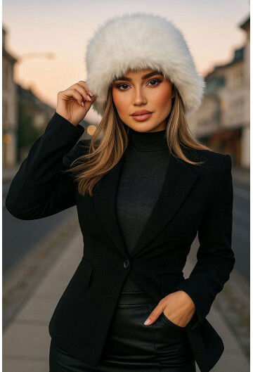 Kadın Peluş Kalpak Şapka 010194