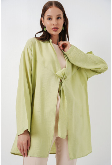 Kadın Salaş Bağcıklı Kimono 5981