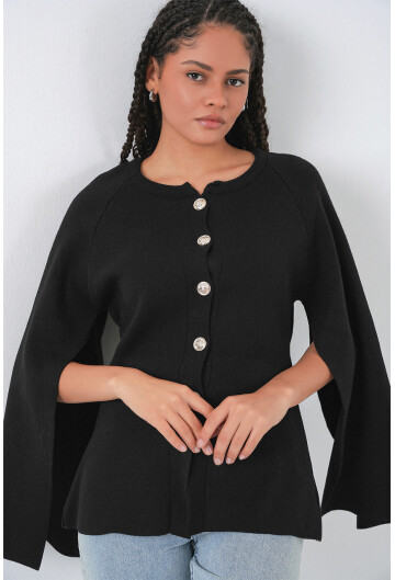 Kadın Triko Panço Hırka 15965