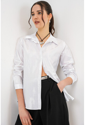 Womens Shirt With Foil Pattern 20253