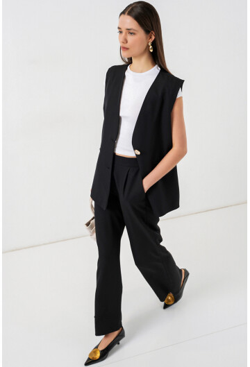 Kadın Yelek Pantolon İkili Takım 30086