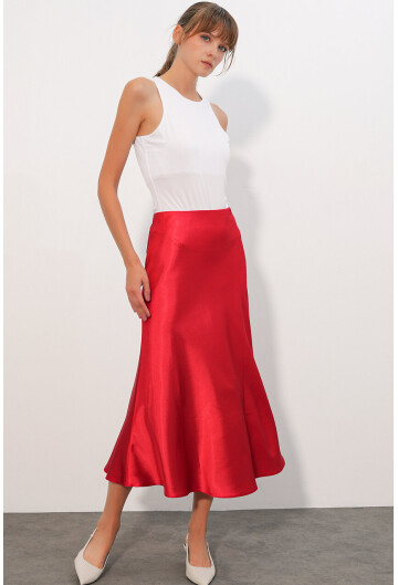 15806 Satin Skirt