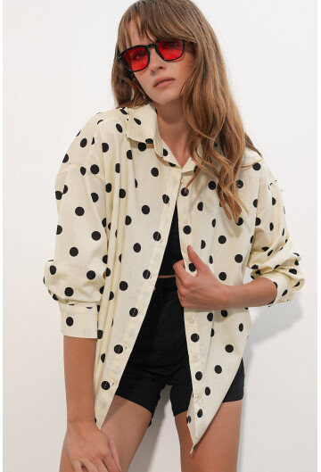 3900 Oversized Long Basic Shirt