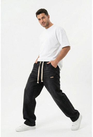 Erkek Rahat Kesim Baggy Jean Pantolon 30073