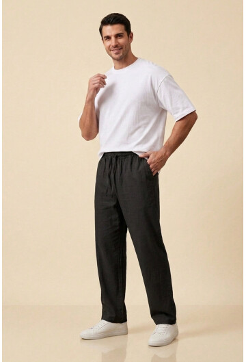 Erkek Rahat Keten Pantolon 30118