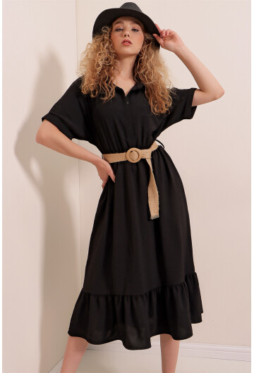 2292 Belted Dress
