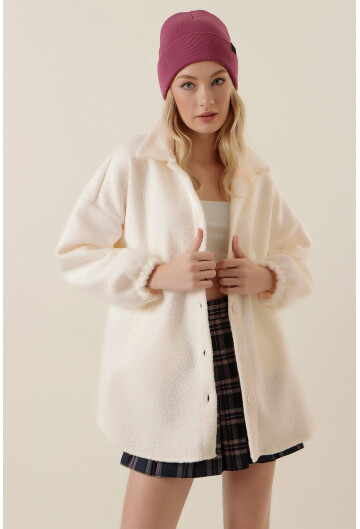 0675 Wool Blend Boucle Jacket