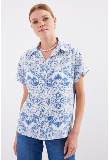 3711 Yarım Kol Gömlek