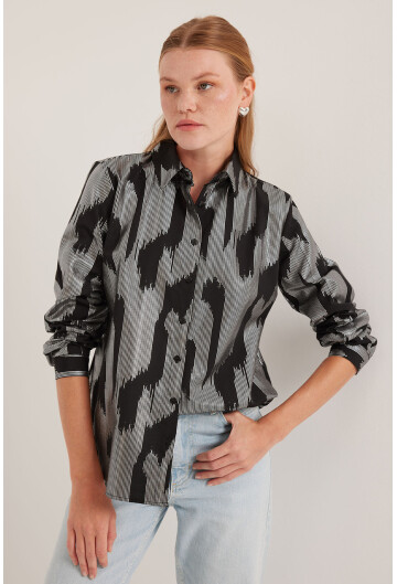 Womens Shirt With Foil Pattern 20253