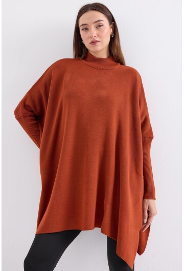 15783 Yırtmaçlı Panço Kazak