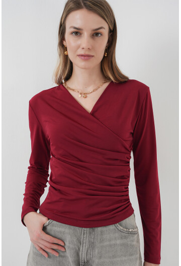 939 Anvelop Yaka Sandy Bluz