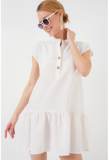 2425 Linen Mini Dress
