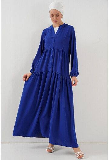 2527 Kadın Uzun Tesettür Elbise