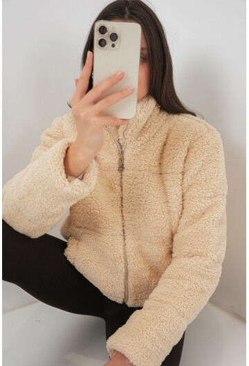 5178 Astarlı Peluş Mont