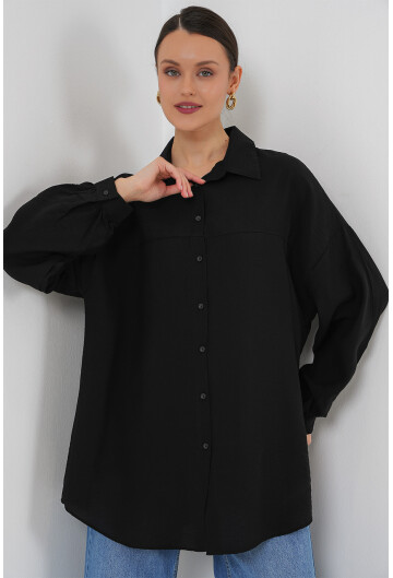 Kadın Uzun Oversize Gömlek 5965